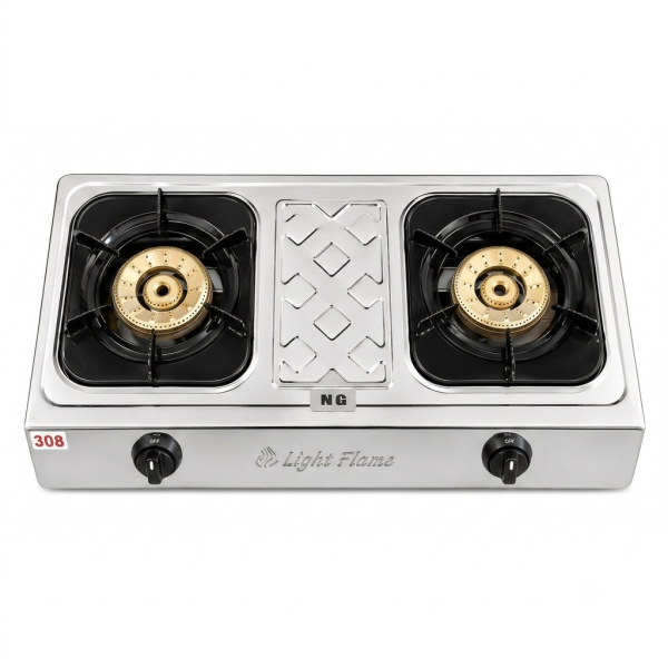 Light Flame 308 2-Burner Gas Stove