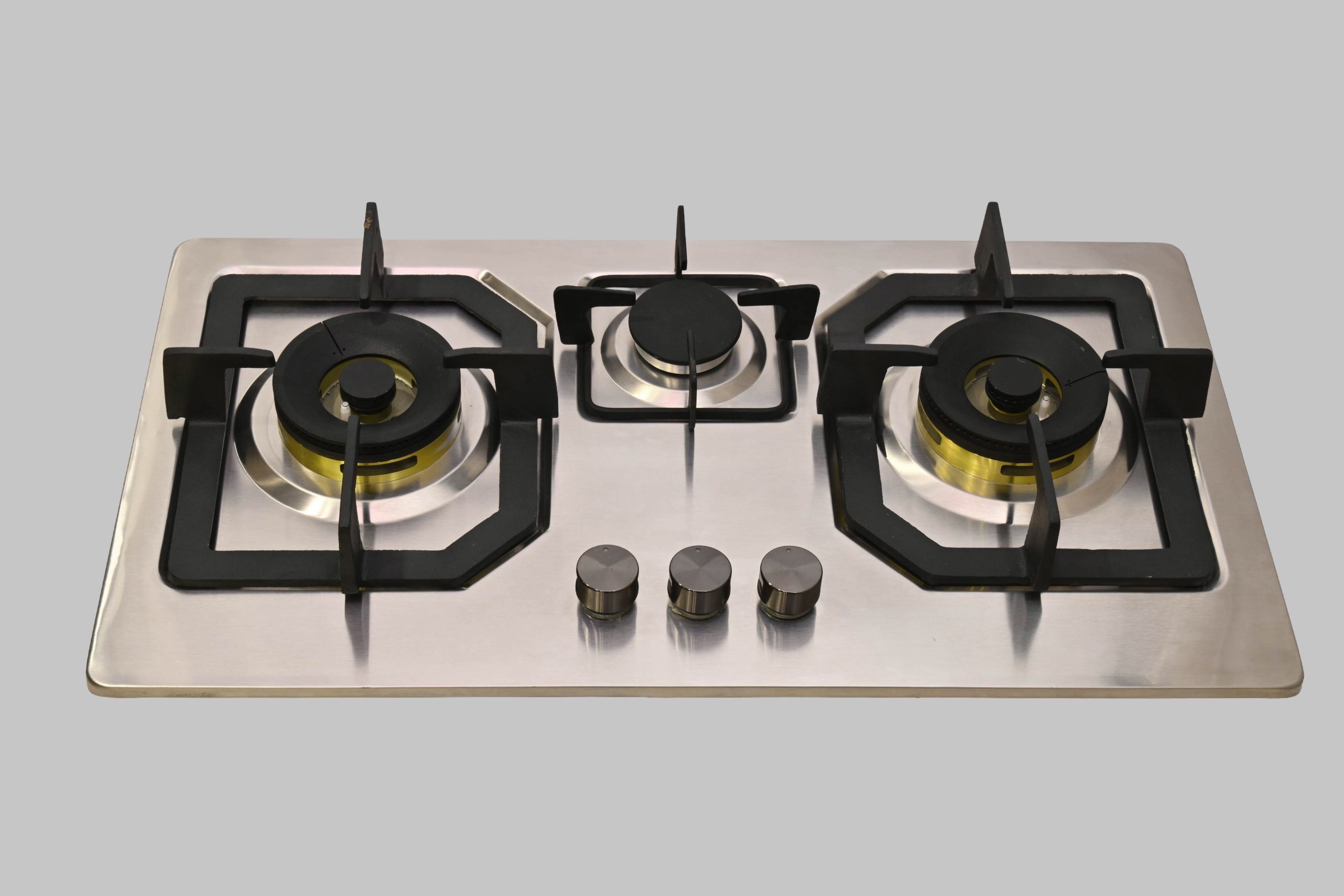 AXIS AX-SS474-APS 3-Burner Silver Stainless Steel Hob