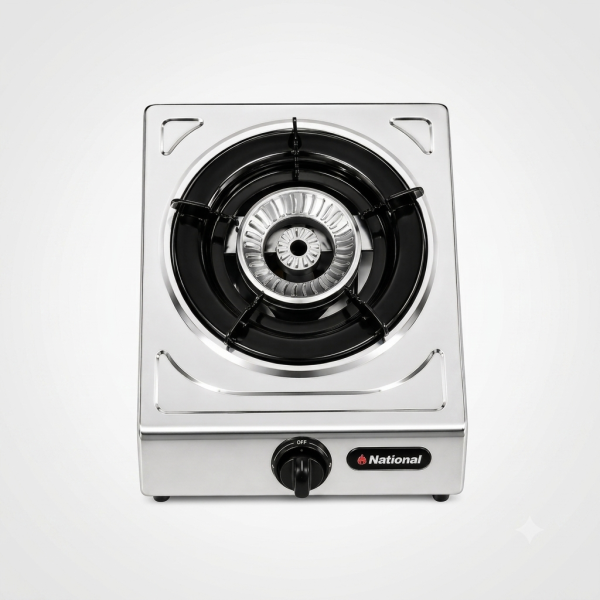 National Single 1-Burner Gas Stove
