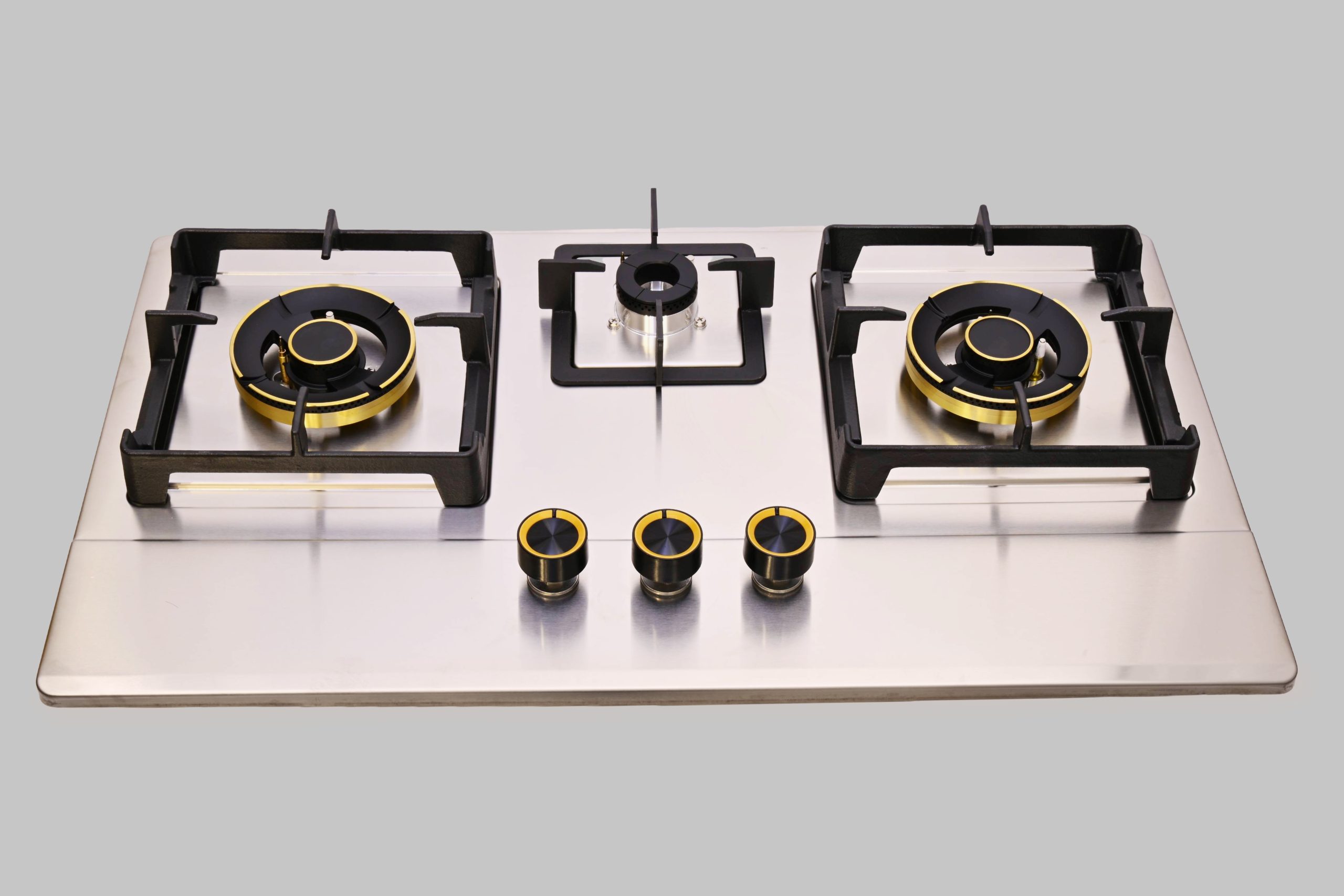 AXIS AX-S3 3-Burner Silver Stainless Steel Hob