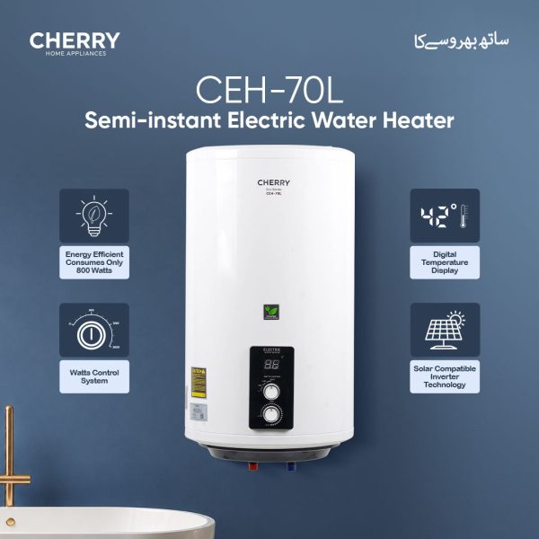 Cherry CEH-70D Eco Series Electric Water Heater
