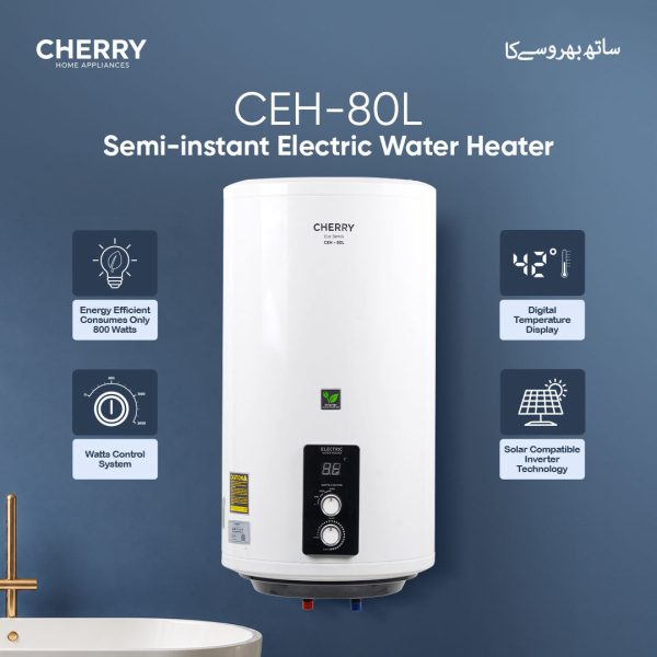 Cherry CEH-80D Eco Series Electric Water Heater