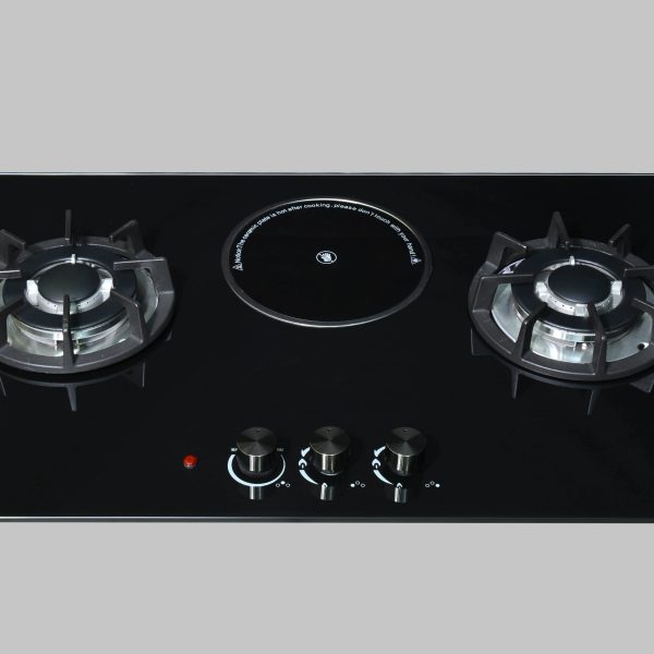AXIS YBSC-02 2-Burner Black Glass Hob